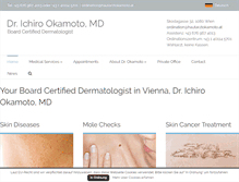 Tablet Screenshot of dermatologistvienna.com